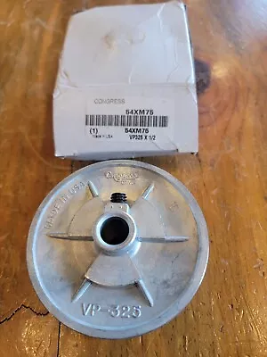 Congress VP325X050 Variable Pitch V-Belt Pulley 1 Groove 3.25  OD 1/2  Bore • $24.99