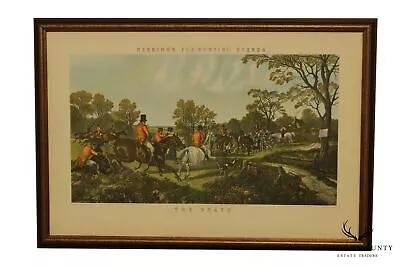 Herring's Fox Hunting Scenes Vintage Framed Print 'The Death' • $465