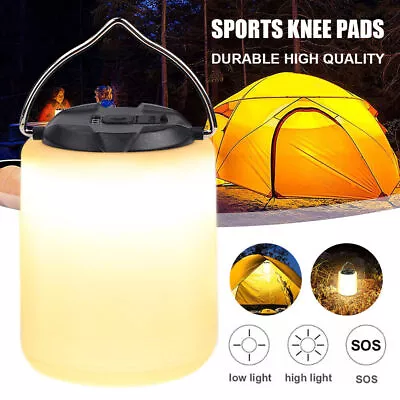 LED Camping Light Outdoor Camping Lamp USB Rechargeable Lantern Tent Light • $10.29