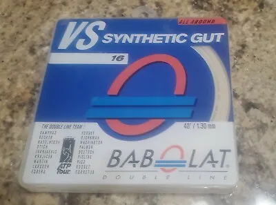 1 Babolat VS Synthetic Gut 16 Natural Made In France • $15.14