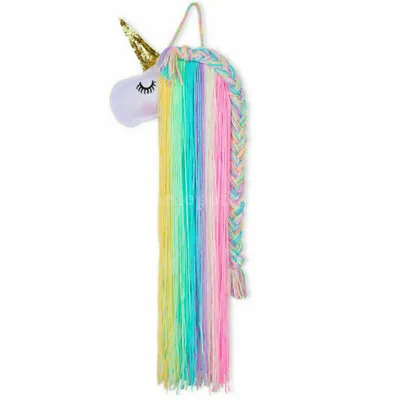 Unicorn Hair Bow Storage Belt Clip Barrette Holder Headband Hanging Organizer • $23.83