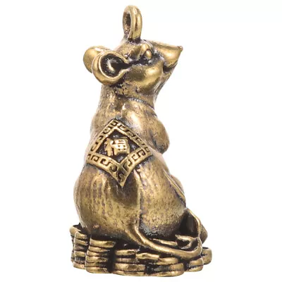  Zodiac Mouse Pendant Rat Necklace Charm Jewelry Charms Copper • £7.18