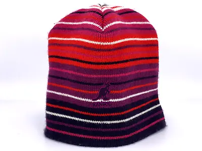 Kangol Beanie Skull Cap Multi-Color Striped Ribbed OSFM • $19.99