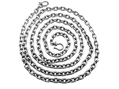 $97.99 • Buy Stainless Steel Windlass Anchor Chain 316 7mm (1/4 ) DIN766 By 15' With Shackles