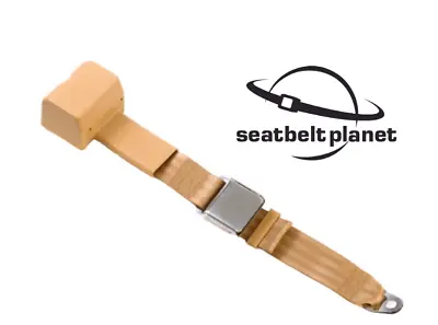 1955-1957 Tri-Five Bench Seat Belt 2-Point Retractable Chrome Lift Latch Buckle • $75.95