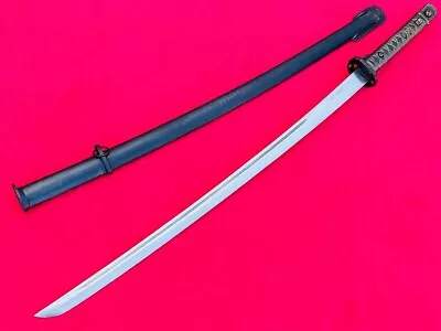 Vintage Japanese Military 95 Type Sword Samurai Katana Signed Blade Brass Handle • $153.77