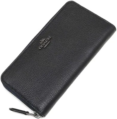 Coach 57215Accordion Zip Wallet In Pebble Leather  • $188.33