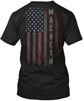Macbeth Family American Flag T-Shirt Made In The USA Size S To 5XL • $21.89