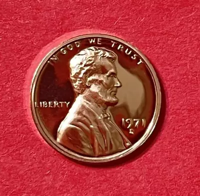 1971 S Lincoln Memorial GEM DEEP CAMEO PROOF • $3.75