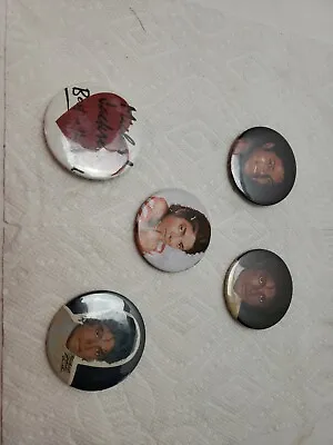 Fab! ~ 1980s  ~ Lot Of 5 ~ Michael Jackson Pin Button ~ Pre-owned  • $8.88