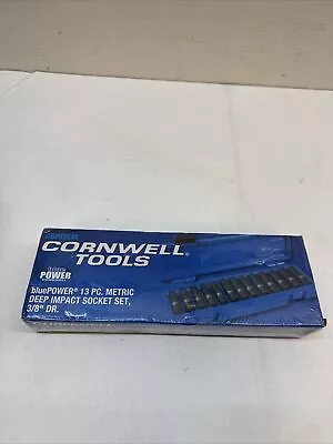 Cornwell Tools 13pc. Metric Deep Impact Socket Set 3/8  Drive • $80.99