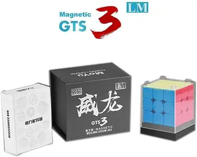 MoYu Weilong GTS3 LM Magnetic 3X3X3 Stickerless Magic Speed Cube Ship From USA • $32