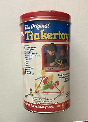 VINTAGE 1986 THE ORIGINAL TINKERTOY BY PLAYSKOOL. Never Opened Sealed In Plastic • $35