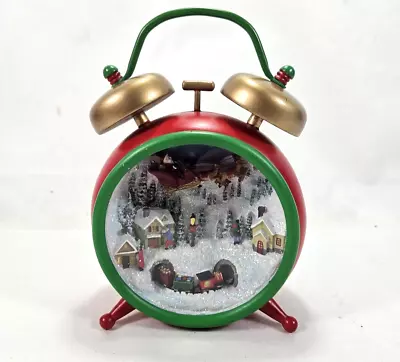 Roman Inc 2006 Santa Claus Music Box Faux Clock Plays Various Songs • $24.95