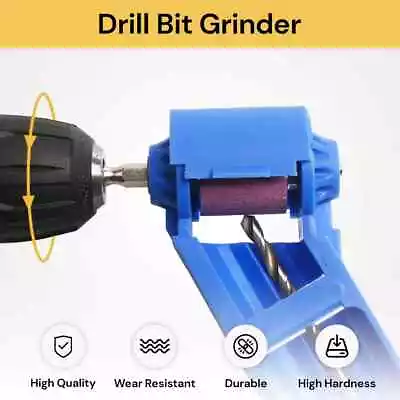 Drill Grinder Wheel Titanium Drill Bit Sharpening Machine AbrasiveSharpener Tool • $12.49