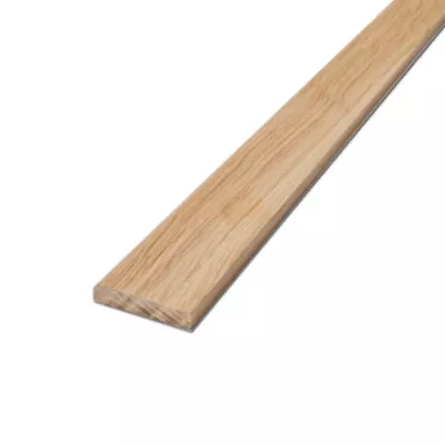 Solid White Oak 0.9m Flat Edge Beading 5x18mm PSE (Pack Of 10) • £14.82