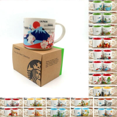 £27.99 • Buy 14oz You Are Here Collection Coffee Cup StarBK Mug Japan New York Brasil YAH