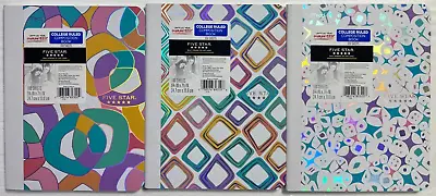 3 MEAD FIVE STAR Composition Notebook College Ruled 100  Diamond  Sheet 3 PCS • $18.99