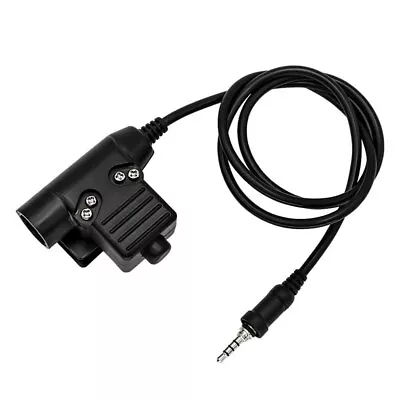 U94 PTT Tactical Headset Adapter Plug For Yaesu Vertex VX-6R VX-7R Walkie Talkie • $25.99