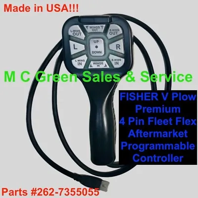 $299 • Buy Premium Fisher V 4 Pin Snow Plow Programmable Controller Ezv Fleet Flex 28600