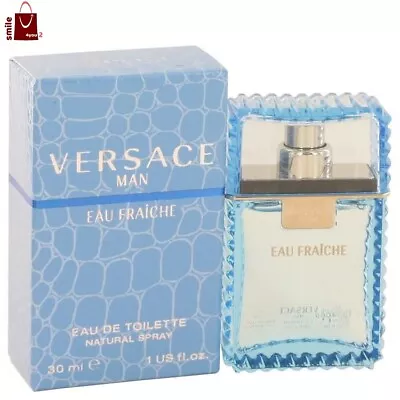 Versace Man Cologne Men Perfume Fraiche EDT Fragrance Spray 0.17/1/1.7/3.4/6.7oz • $87.95