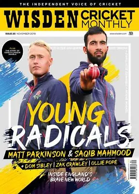 £5.50 • Buy Wisden Cricket Monthly Magazine Issue 25 - Nov - 2019   (5022)