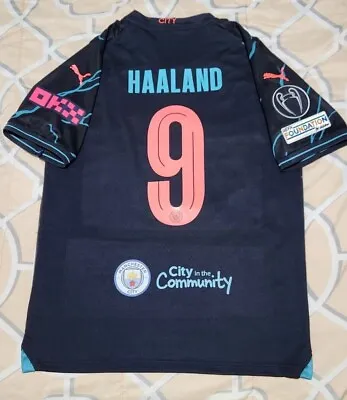 HAALAND #9 Shirt For Manchester City Fans - Third 23/24 • $49.99