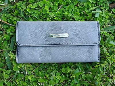 Michael Kors Austin Flat Continental Wallet Luggage Gray 38T2XANE1L  • $39.95
