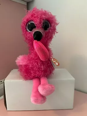 TY Valentines Beanie Boo Regular 6” Flamingo Dainty • $15