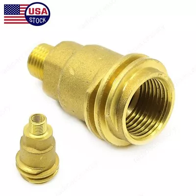 QCC1 Nut Propane Gas Fitting Hose Adapter 1/4'' Male Pipe Thread Quick Connect • $10.98