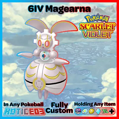 ✨ Shiny Magearna 6IV ✨ Pokemon Scarlet & Violet 🚀 Fast Trade 🚀 • $2.99