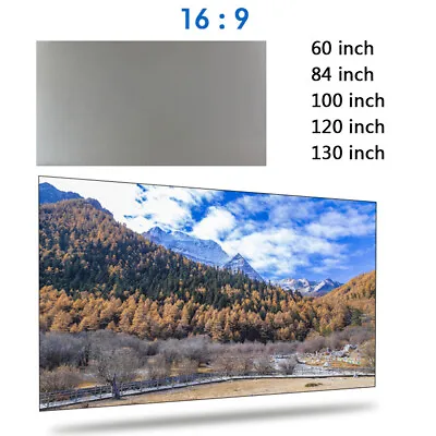 130'' Screen Projector Portable Movie Display Reflective Fabric Cloth Projection • $19.98