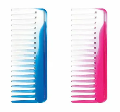 Body Collection Afro Comb Wide Tooth Detangling Shower Wet Hair Combs • £2.59