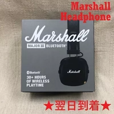 Marshall Major III On The Ear Wireless Headphones - Black From Japan New • $84