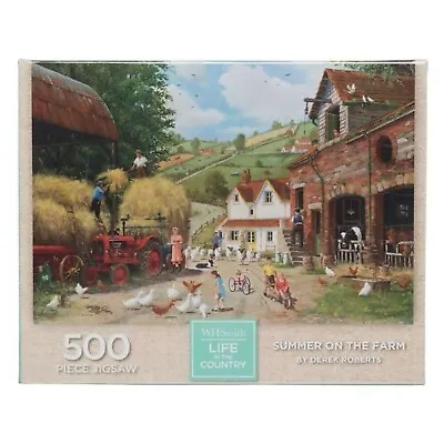 £8.49 • Buy WHSmith Summer On The Farm By Derek Roberts 500 Piece Jigsaw Puzzle