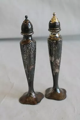Vintage W. B. Mfg. Co. Silver Plated #2784 Salt And Pepper Shakers • $15