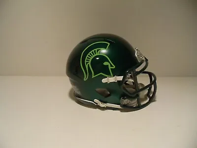 Custom 2022 Lime Green Alternate Michigan State Spartans  Mini Helmet • $32.95