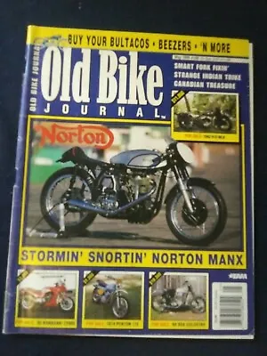 Old Bike Journal May 1999 Norton Manx 350 500 Indian Trike BSA Triumph Honda 99 • $7