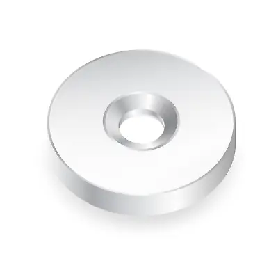 1 Inch Countersunk Steel Disc Blank Metal Strike Plates/Washers (36 Pack) • $19.99