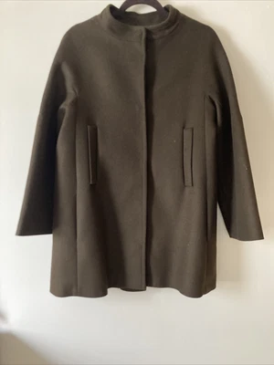 £9.99 • Buy Mango Virgin Wool Swing Coat - Size M ( 12/14) 
