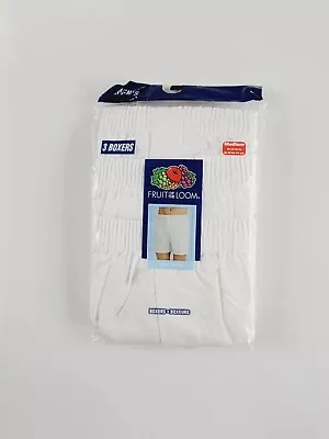 New 2006 NOS Fruit Of The Loom Men's Medium Boxer Shorts 3 In Pack Sealed • $36.05