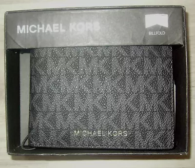 Michael Kors Dark Cyan Leather L Fold Wallet New Unused Not Removed From Box 39f • $39