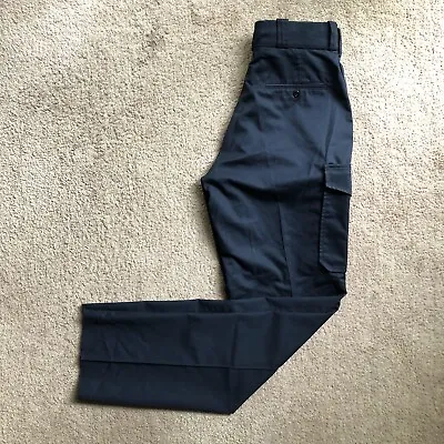 $23.95 • Buy Elbeco Men's Navy Blue Uniform Cargo Pants, Size 32R X 35, Poly/Cotton Blend