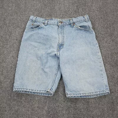 VINTAGE Levis Shorts Mens 34 Light Wash 550 Orange Tab Grunge Work 90s USA Made • $32.66