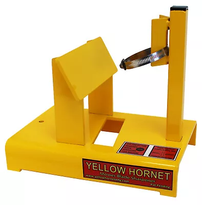 Yellow Hornet Lawn Mower Blade Sharpener. Made In USA  The Original   • $159