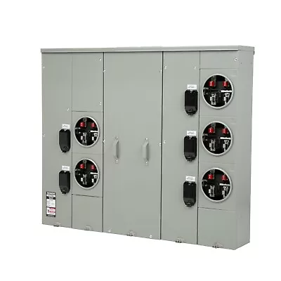 Siemens 600 Amp 5-GANG RING TYPE UNI-PAK  WEP6511 Meter Stack 125amp Per Socket • $3499