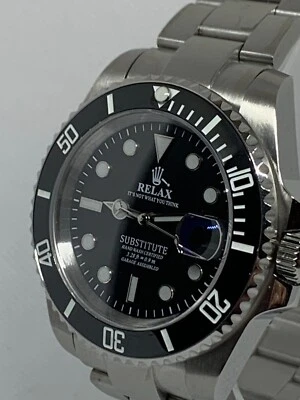 $315 • Buy Mens 40MM  Relax  Dive Watch W/ Seiko NH35, Sapphire Crystal Ceramic Bezel