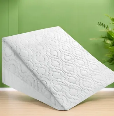 Bed Wedge Pillow Memory Foam Top Multipurpose Helps For Acid Reflux & GERD • £19.99