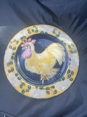 Lesal Ceramics Chicken Plate Handcrafted - California Lisa Lindberg Van Nortwick • $25