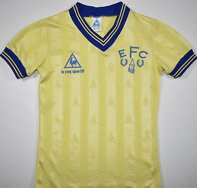 £64.99 • Buy 1985-1986 Everton Le Coq Sportif Away Football Shirt (size Sb)